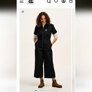 Lucy and Yak Ragan Jumpsuit in black